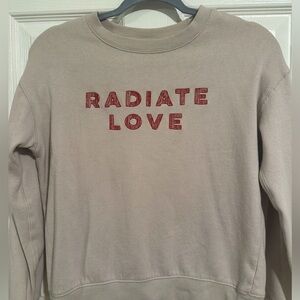 universal thread sweater | radiate love